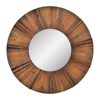 SAT zrcadlo SAFARI pr.90 cm dřevo SATZSAF90