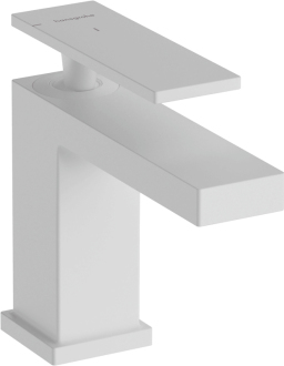 Umyvadlová baterie Hansgrohe Tecturis E s výpustí matná bílá 73002700