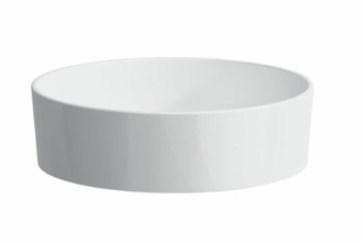 Umyvadlo na desku Laufen Kartell By Laufen 42x42 cm bez otvoru pro baterii, bez přepadu H8123310001121