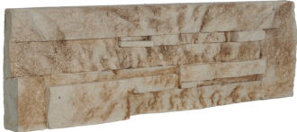 Obklad Vaspo kámen lámaný béžovohnědá 10,7x36 cm reliéfní V53004