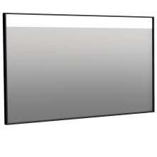 Zrcadlo LED 120x70,hliník černá,IP44 ALUZ12070CLED
