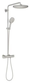 Sprchový systém Grohe Rainshower s termostatickou baterií Supersteel 26836DC0