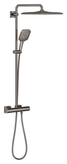 Sprchový systém Grohe Rainshower System na stěnu s termostatickou baterií hard graphite 26837A00