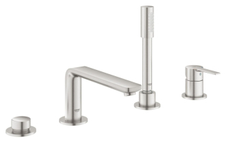 Vanová baterie Grohe Lineare s vanovým setem supersteel 19577DC1