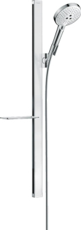 Sprchový set Hansgrohe Raindance Select S s poličkou bílá/chrom 27648400
