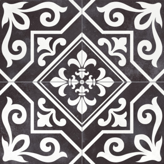 Dlažba Peronda Ayala black reverse 45x45 cm mat AYALABKR