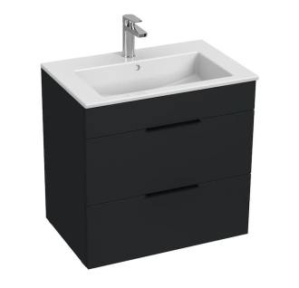 Koupelnová skříňka s umyvadlem Jika Cube 65x43x62,2 cm antracit mat H4536021763521