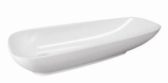 Umyvadlo na desku Laufen Palomba 90x42 cm bez otvoru pro baterii, bez přepadu H8168010001121