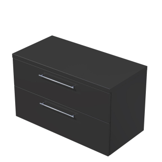 Koupelnová skříňka pod umyvadlo na desku Naturel Ratio 100x59,6x50 cm antracit lesk ND1002Z56.A0076