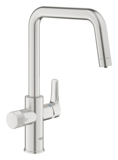 Dřezová baterie Grohe GROHE Blue Pure 2022 s otočným ramínkem supersteel 30583DC0