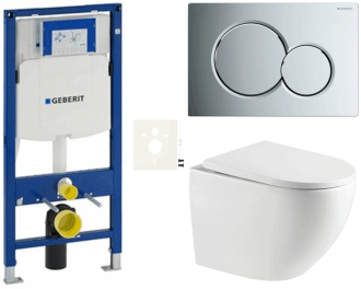 Závěsný wc set do lehkých stěn / předstěnová SAT SIKOGESTOR67S01CR