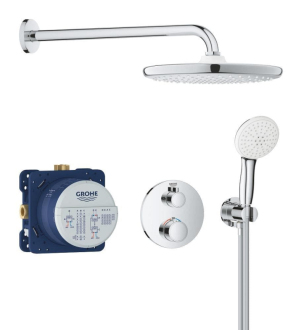 Sprchový systém Grohe Grohtherm včetně podomítkového tělesa chrom 34872000