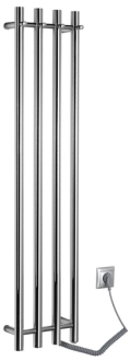 PAPINADO elektrický sušák ručníků 263x1200mm, 85W, chrom ER750