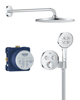Sprchový systém Grohe Grohtherm SmartControl včetně podomítkového tělesa chrom 34866000