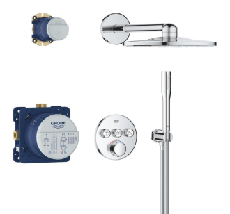 Sprchový systém Grohe Precision SmartControl včetně podomítkového tělesa chrom 34874000