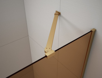 Upevňovací rameno 90 cm Polysan ESCA zlatá matná ES7846