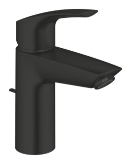 Umyvadlová baterie Grohe Eurosmart s výpustí černá matná 332652433