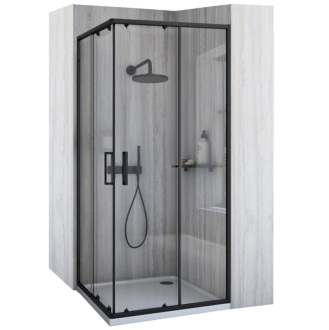 Sprchový kout REA City 80x80 Black
