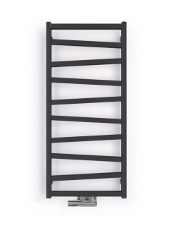 Radiátor kombinovaný House Level ZET 85,8x50 cm metalická černá HLZE085050MCSP