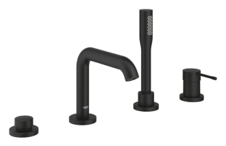 Vanová baterie Grohe Essence bez podomítkového tělesa černá matná 25251KF1