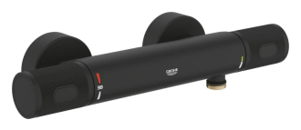 Sprchová baterie Grohe Grohtherm 1000 Performance bez sprchového setu 150 mm phantom black 34827KF0