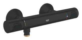 Sprchová baterie Grohe Grohtherm bez sprchového setu 150 mm černá matná 347932430