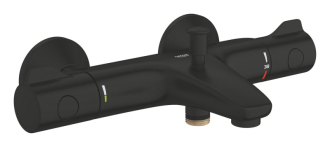 Vanová baterie Grohe Grohtherm 800 bez sprchového setu 150 mm černá matná 1022032430