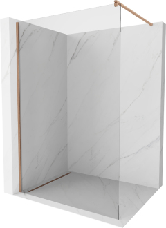 Mexen Kioto Walk-in sprchová stěna 105x200, 8 transp., kartáč. měď 800-105-101-65-00