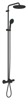 Sprchový systém Grohe Vitalio Start System s vanovým termostatem černá matná 269882431