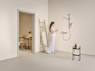 Sprchová baterie Hansa Optima se sprchovým setem 150 mm chrom 481303310009