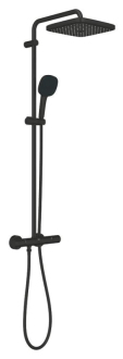 Sprchový systém Grohe Tempesta System Cube s termostatickou baterií černá matná 266892431