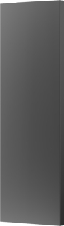 Ocelové deskové otopné těleso Mexen Flat VS20S 2200 x 500 mm, spodní středové připojení, 1267 W, antracit - W6VS20S-220-050-66