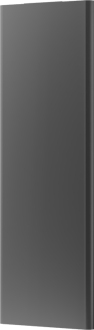 Ocelové deskové otopné těleso Mexen Line VR20SL 1400 x 300 mm, spodní středové připojení, 534 W, antracit - W6VR20SL-140-030-66