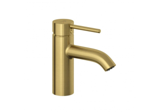 Kludi Bozz umyvadlová baterie 75, s výpustí Push-Open, kartáčovaná zlatá 38266N076
