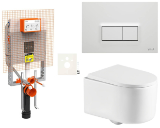 Závěsný wc set k zazdění SAT Tornado SIKOVZTOR72600