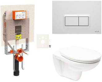 Závěsný wc set k zazdění Vitra Normus SIKOVZNOR54600