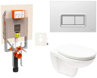 Závěsný wc set k zazdění Vitra Normus SIKOVZNOR54680