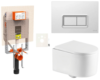 Závěsný wc set k zazdění SAT Tornado SIKOVZTOR72680