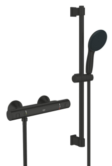 Sprchová baterie Grohe Precision Start se sprchovým setem 150 mm černá matná 345972431