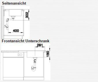 Blanco ZENAR XL 6 S Compact dřez vestavný šedá skála granit 523 775