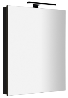 GRETA galerka s LED osvětlením, 60x70x14cm, černá mat GR065-0035