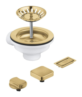 Výpust k dřezu Grohe kartáčovaný Cool Sunrise 40996GN0
