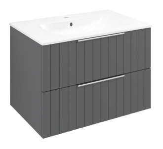 CIRASA umyvadlová skříňka 69,8x52x46cm, carina strip CR701-4141S