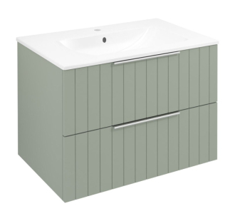 CIRASA umyvadlová skříňka 69,8x52x46cm, verde strip CR701-4444S