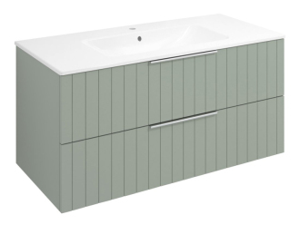 CIRASA umyvadlová skříňka 99,8x52x46cm, verde strip CR100-4444S