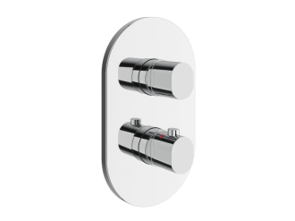 Ravak CR II 063.00CR.O2.RB071 Termo pod. bat. 2-cestná bez těl., chrom X070455