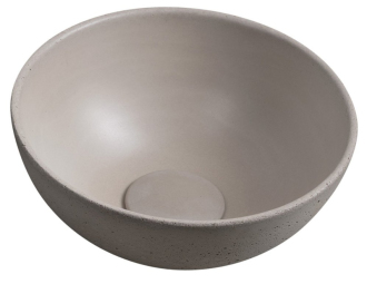 MINOR betonové umývátko na desku, ? 26cm, písková MR26014
