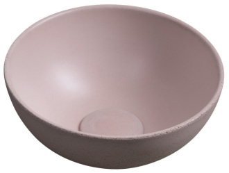 MINOR betonové umývátko na desku, ? 26cm, růžová MR26021