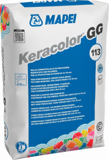 Spárovací hmota Mapei Keracolor GG cementově šedá 25 kg CG2WA  KERACOLG25113