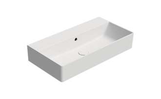 KUBE X keramické umyvadlo 70x37cm, bez otvoru, bílá mat 9455009